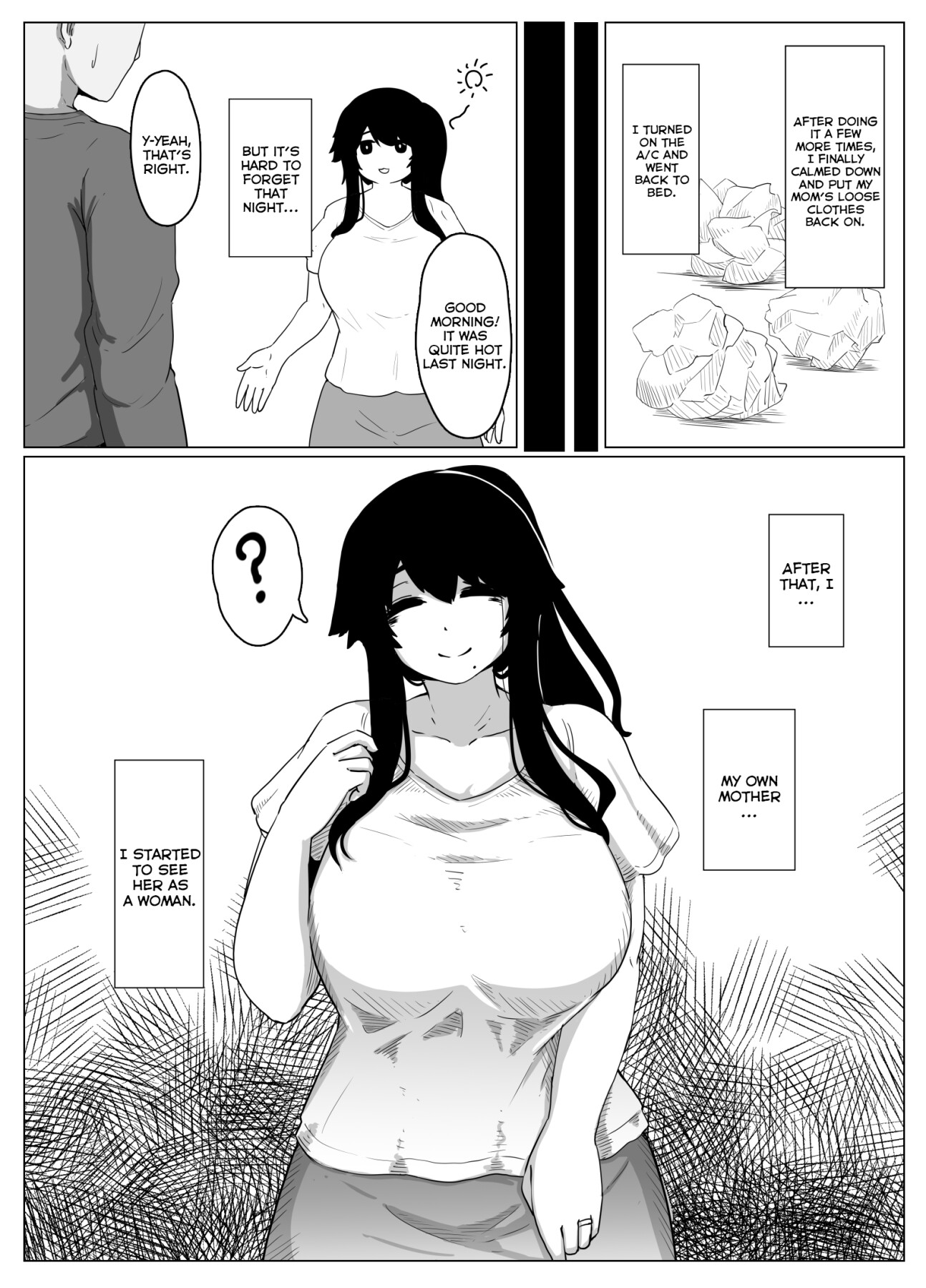 Hentai Manga Comic-Good Night, Mom I-Read-25